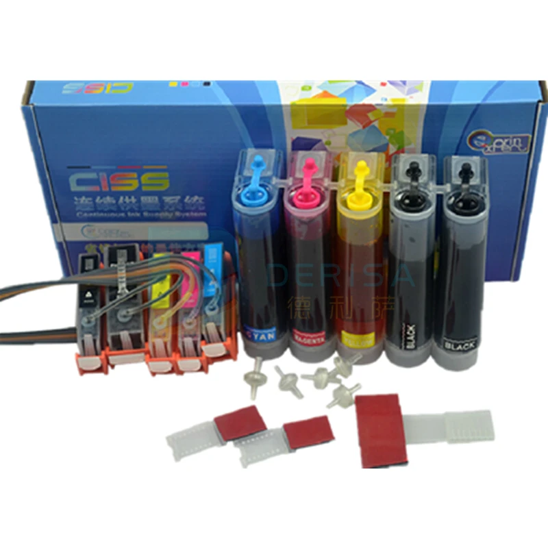 متوافق PGI-580 CLI-581 PGI 580 CLI 581 نظام الحبر لكانون TR7550 TR8550 TS6150 TS6151 طابعة 5 اللون متوافق PGI-580 CLI-581 PGI 580 CLI 581 نظام الحبر لكانون TR7550 TR8550 TS6150 TS6151 طابعة 5 اللون