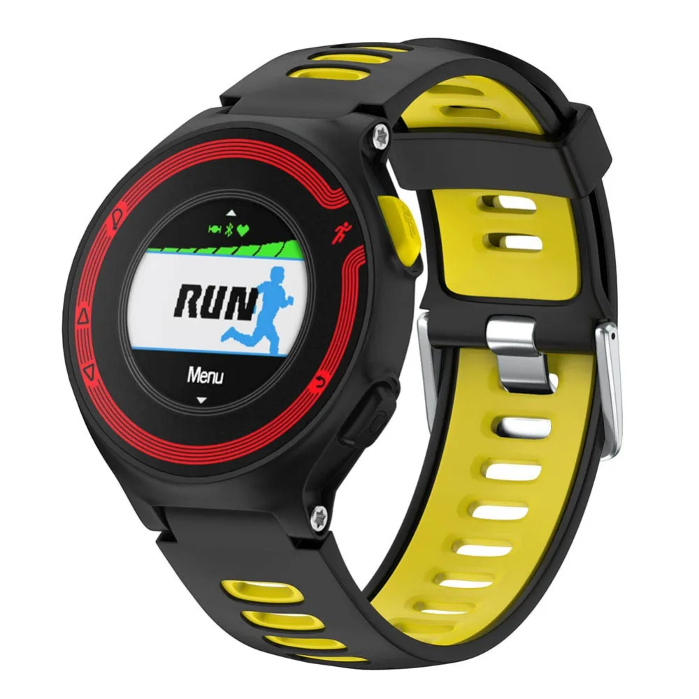 Сменный браслет на запястье для Garmin Forerunner 235 220 620 630 735 735XT Smartwatch мягкий силиконовый ремешок для часов