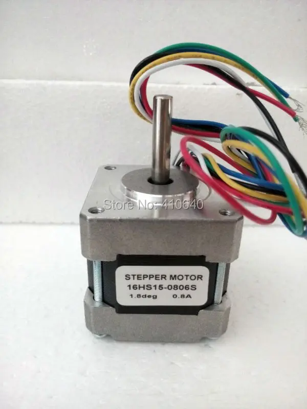 

FREE SHIPPING stepper motor 16HS15-0806S L 38 mm Nema16 with 1.8 deg 0.8 A 20 N.cm and unipolar 6 lead wires Super Sales!