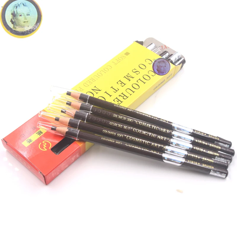 

12PCS original 1818 permanent makeup waterproof eyebrow pencil microblading accessories for eyebrow makeup