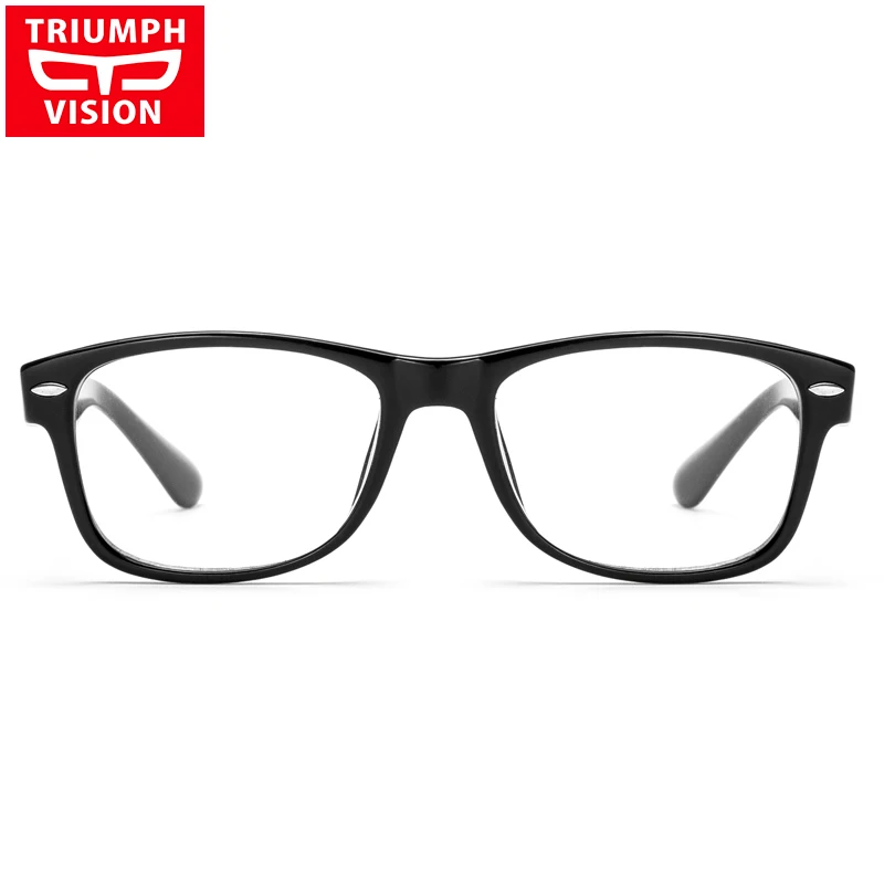Мужские фотохромные очки TRIUMPH VISION брендовые дизайнерские в оправе с заклепками