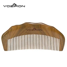 YOZIRON Новинка года настоящий Сандал со всеми мелкими зубьями расчески для волос утолщенный прочный цельной древесины по уходу за волосами, не вызывает статику, Y017