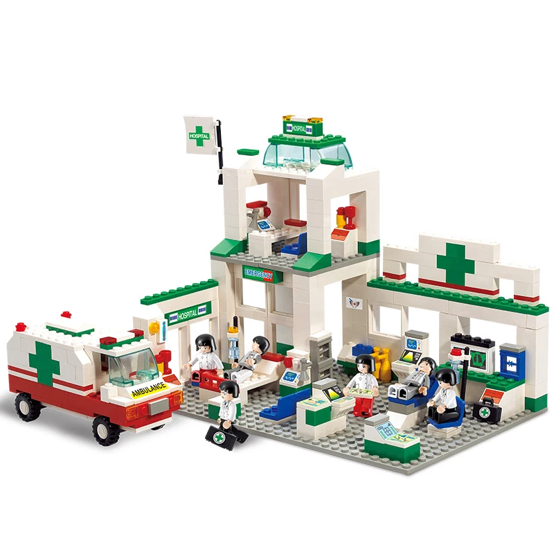 5600 376pcs Ambulance Constructor Model Kit Blocks Compatible LEGO Bricks Toys for Boys Girls Children Modeling 5600 376pcs Ambulance Constructor Model Kit Blocks Compatible LEGO Bricks Toys for Boys Girls Children Modeling