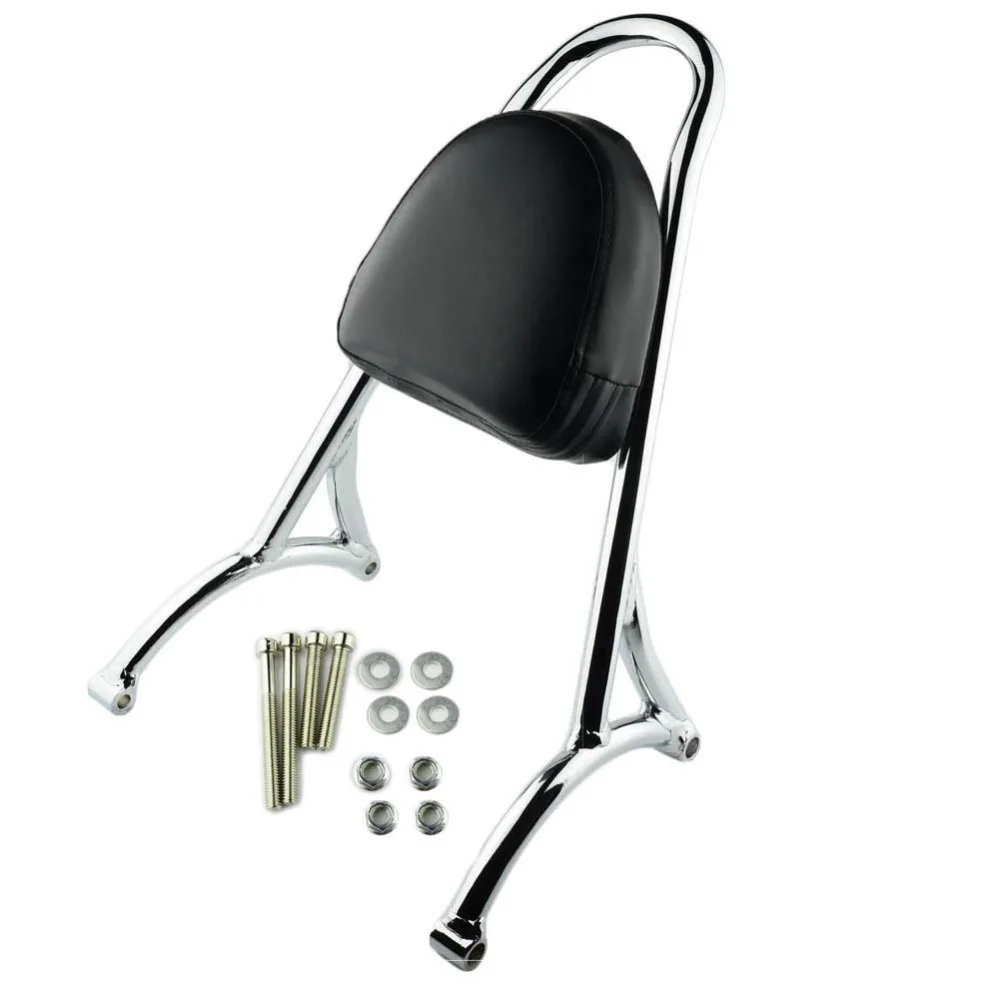 

Motorcycle Burly Short Passenger Sissy Bar Backrest w/Pad Custom for Harley Sportster XL 883 1200 2004-2016 2015 2014 2013