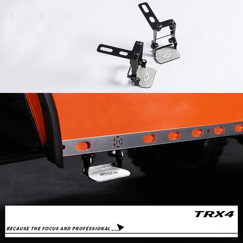 

1Pair Traxxas TRX4 Simulation Pedal All Metal Side Body Pedals for Land Rover Defender RC Cars Decorative Accessories