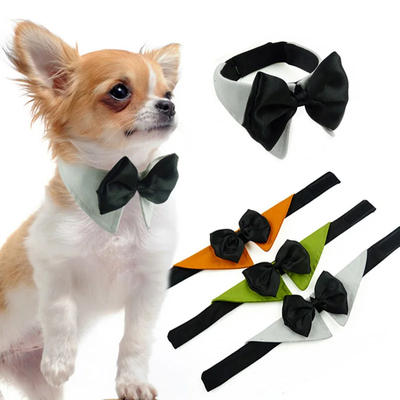 New Style Dog Bow Ties Collar Puppy Dog Ties Accessories Pet Necklace