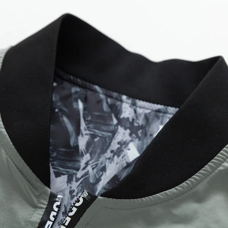 SEMIR мужская двусторонняя куртка со стоячим воротником бейсбольная бомбер на
