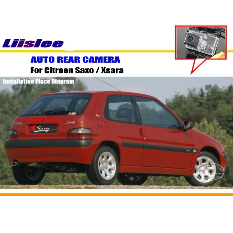 Liislee автомобиля Обратный Парковка заднего вида Камера для Citroen Saxo Xsara/Car резервного копирования amera/HD CCD RCA/ поворотника Камера