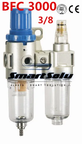 

Free Shipping BFC3000 Airtac 3/8" Air Filter Regulator Combination Lubricator ,FRL Two Union Treatment ,BFR3000 + BL3000