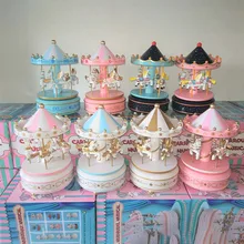 Романтический подарок на день рождения Карусель музыка для подруги детская музыкальная игрушка художественная и твердая карусель музыкальные игрушки