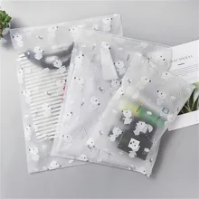 Прозрачная косметичка с мультяшным животным, дорожный кейс для косметики, Женский Органайзер на молнии, косметичка для хранения, косметичка, набор для мытья
