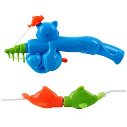 Развивающие детские Красочные Магнитные удочка, рыба модель игрушки Fun подарок для игры для детей Детские игрушки для ванной открытый