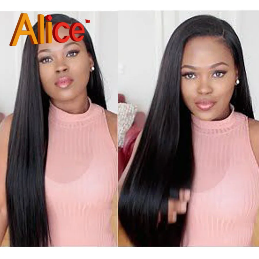 

Brazilian Silky Straight Human Hair Wigs Virgin Straight Full Lace Human Hair Wigs Full Lace Wig &Lace Front Wig For Black Women