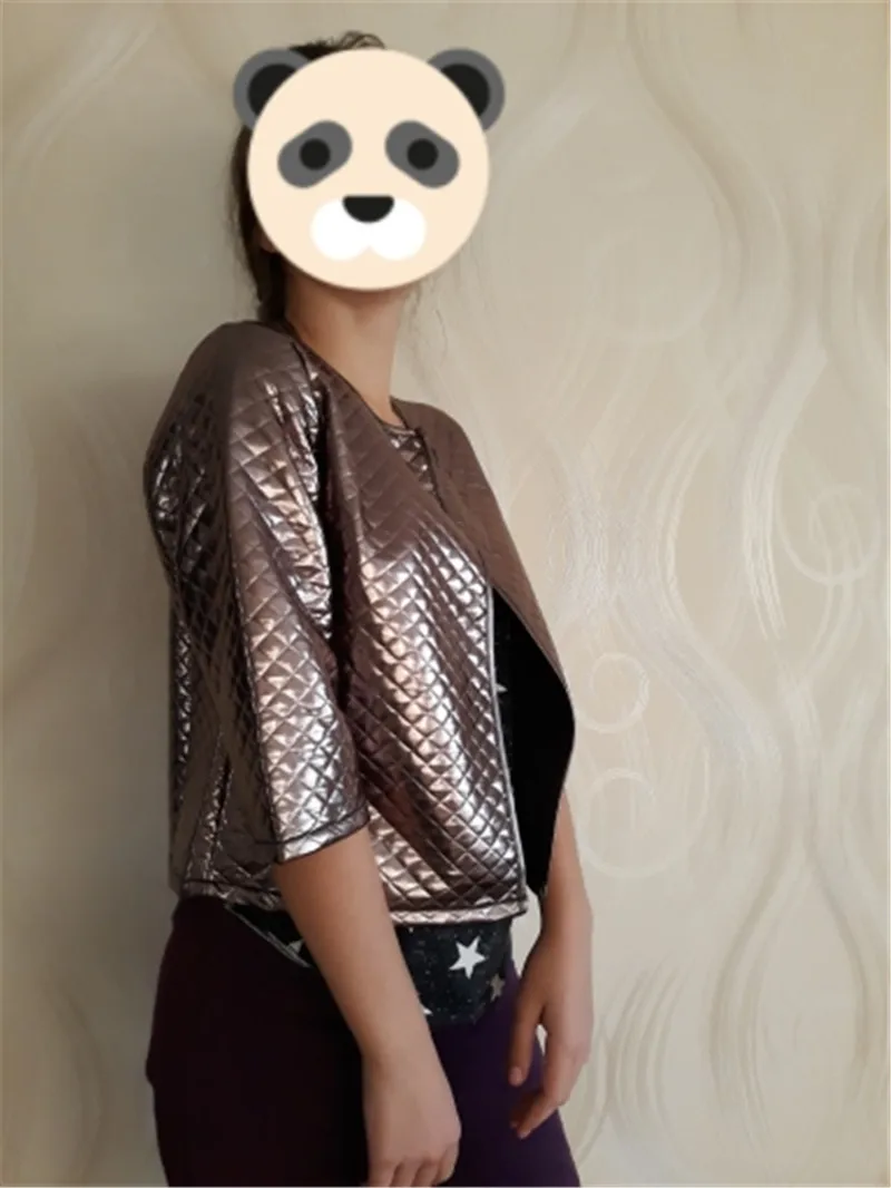 2018 fashion Europe and America autumn and winter new short fashion no zipper jacket 5 colors 5 yards (25)