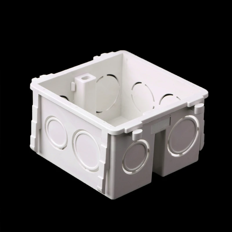 

86-Type PVC Junction Box Wall Mount Cassette For Switch Socket Base #Sep.07