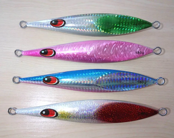 1pc 180g lead fish lead jig knife jig game fishing lure Boat fishing