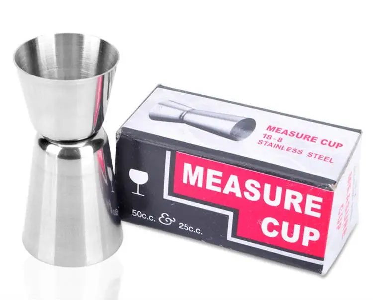 Bar supplies Bartender tools stainless steel amount wine ounce cup