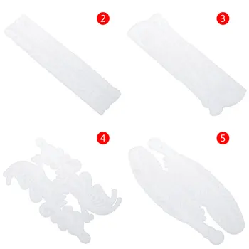 

Silicone Mold DIY Fan Bookmark Making Crafts Scrapbooking Decorative Epoxy Resin