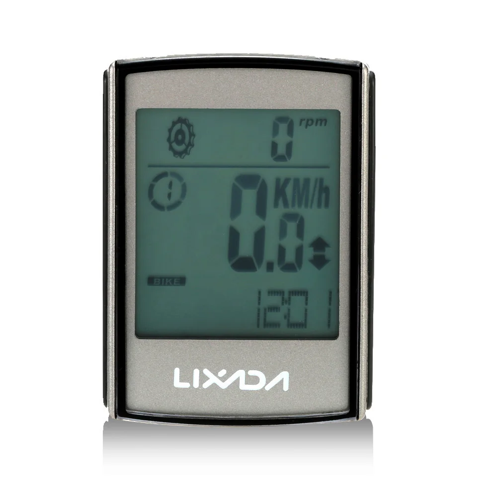 Велосипедный компьютер Lixada Многофункциональный светодиодный дисплей