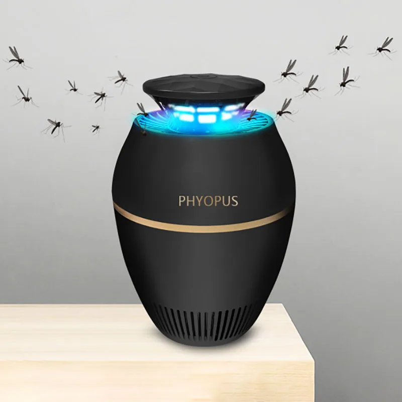 

LED USB Mosquito Kill Lamp Intelligent Touch Switch Noiseless Mosquito Inhalation killer Safe Nonradiative Baby Kid Home use