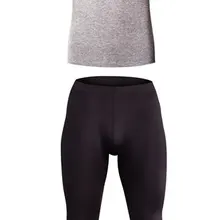 Высокое качество, мужское нижнее белье, комплект из 2 предметов, компрессионные облегающие топы и штаны, мягкие, дышащие, быстросохнущие, Технология поверхности, кальсоны