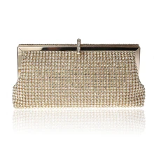 Лидер продаж золото вечерняя сумочка; BS010 Для женщин со стразами Банкетный сумочка клатч подарок на день рождения вечерние кошелек Макияж Сумка Bolso SQ225L
