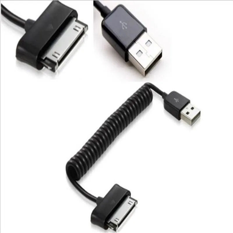 1000 шт/пружинный кабель для зарядки данных кабель USB AM/Samsung Galaxy планшет 30pin кабель