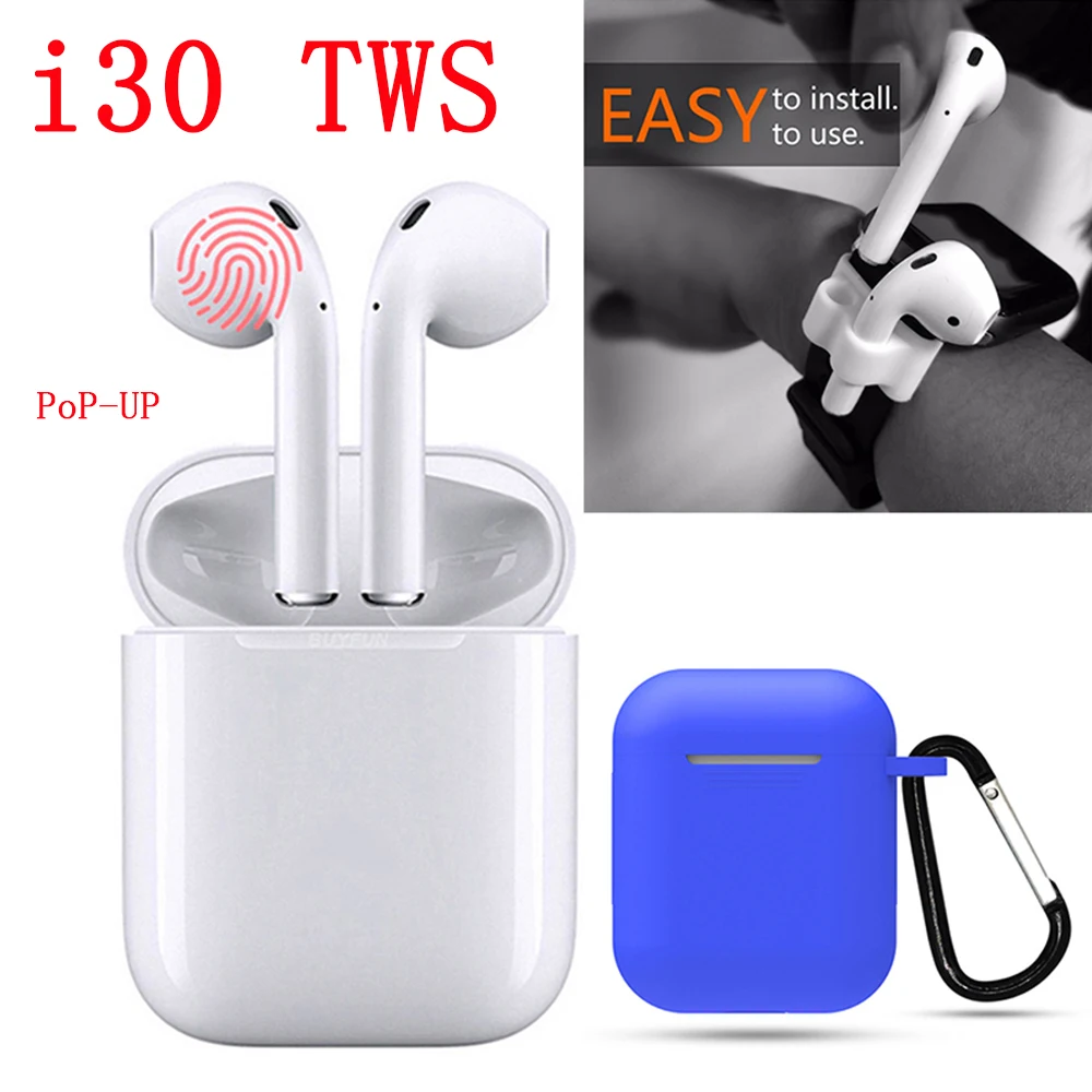 

Real i30 Pods I30 tws Air wireless Earphone Bluetooth 5.0 touch headset subwoofer pk i10 i11 i12 i13 i14 i15 i16 i17 i18 i19 i20