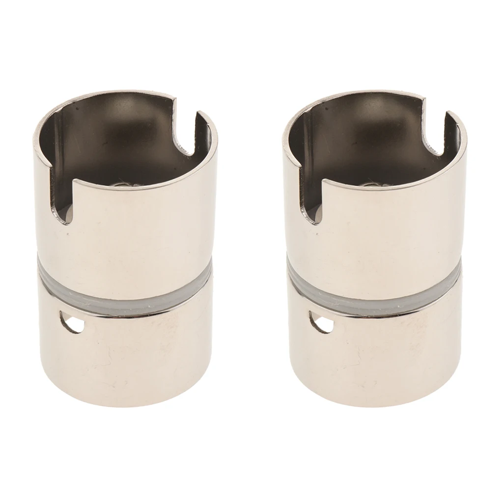 2 Pieces 3133SA Drop In Swivel Rod Holder Adapter-Free Ship 316 Stainless Steel for River Deep Sea Fishing Accessories