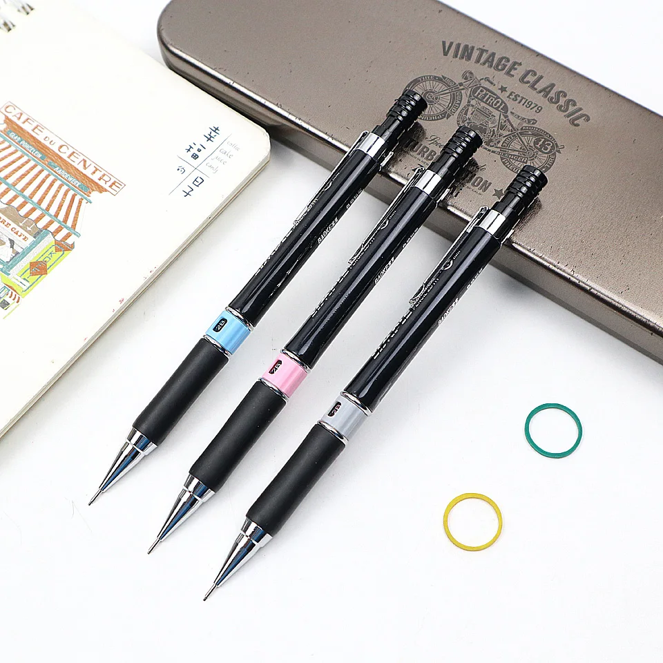 

Student Mechanical Pencil 0.5mm 2B Refills Black Automatic Pencils For The Students Drawing Sketch Office Stationery Supplies
