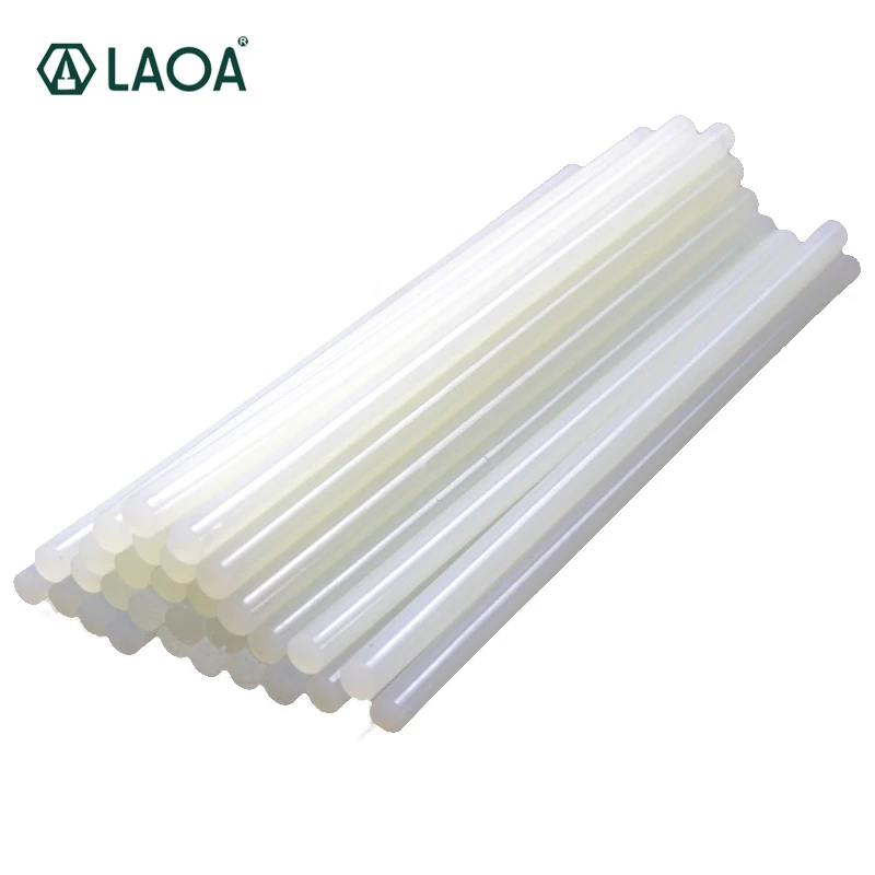 

LAOA 20pcs Glue Sticks Translucent Clearly 7mm / 11mm Electric Glue Gun Hot Melt stick for Car Audio Craft DIY repair stick