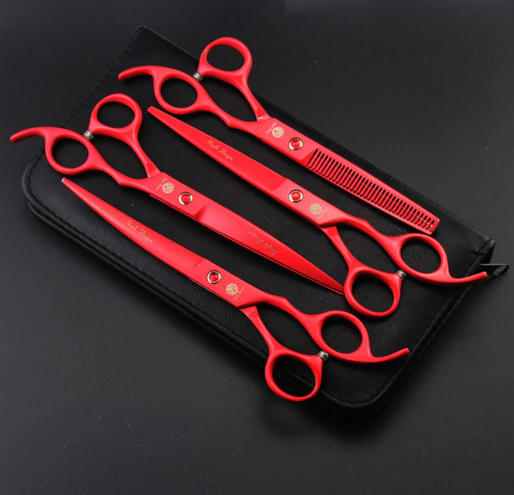 7.0 inch Professional Pet Dog Grooming Scissors Straight+Thinning