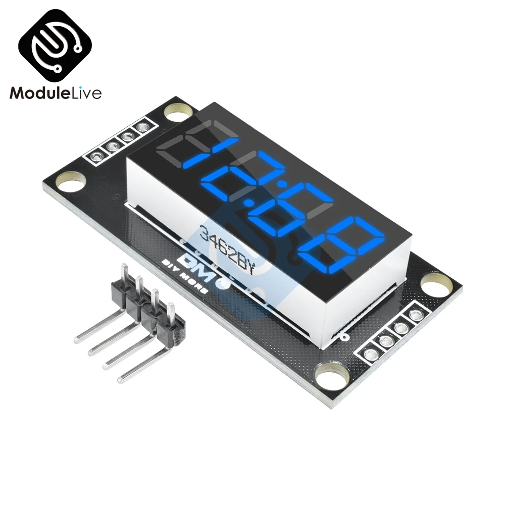 4 цифровой значный модуль дисплея для Arduino с часами 0 36 дюйма 7 сегментов