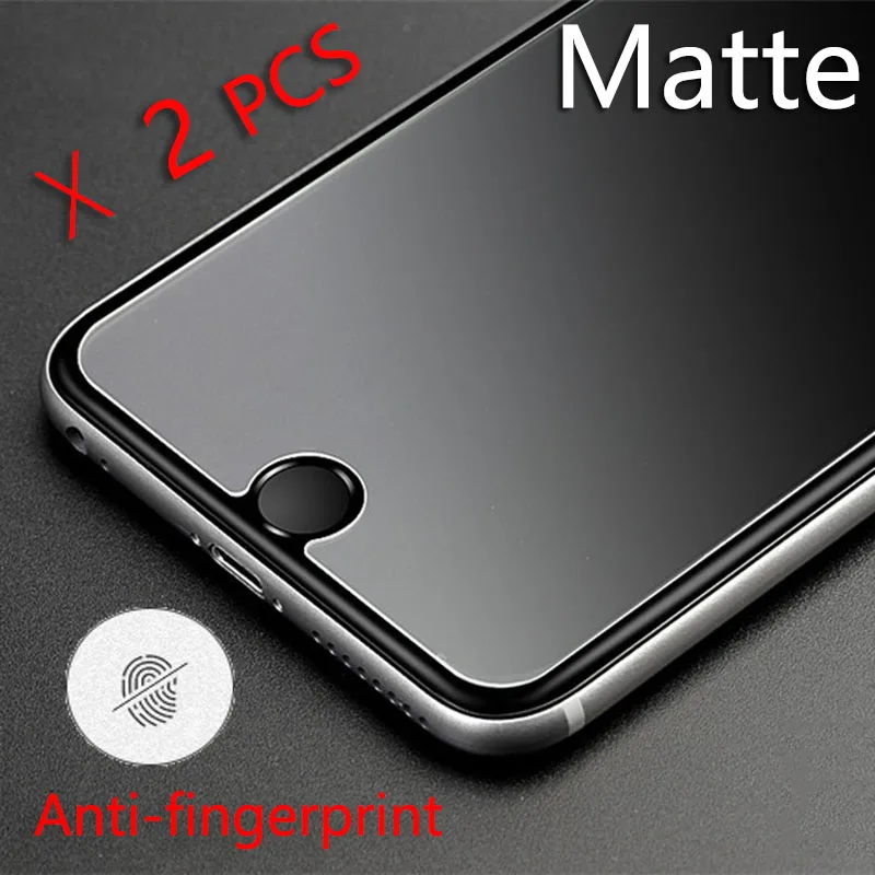 2 шт. защита экрана от отпечатков пальцев матовая для iphone X 8 Plus Apple 4 5 4s 5c SE 6 6s 7