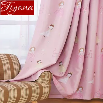 

Cartoon Princess Printed Curtain for Girls Baby Room Children Bedroom Living Room Curtain Drapes Cortinas Treatment T&139#30