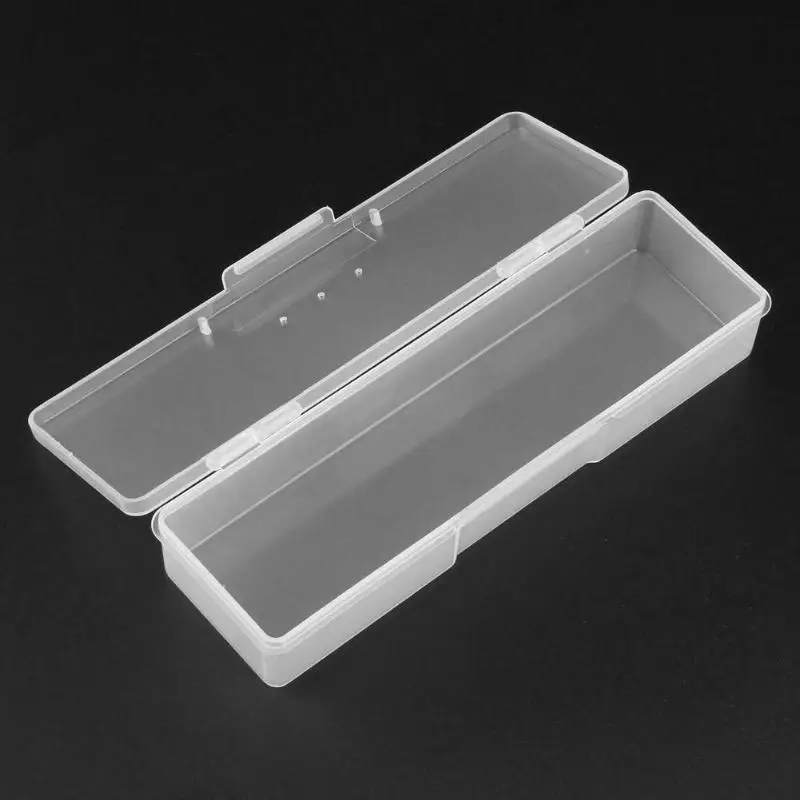 

Plastic Translucent Nail Art Storage Box Manicure Tools Nail Dotting Drawing Pens Holder Container Manicure Organizer Case Box