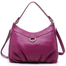 Brand Genuine Cow Leather Bag Luxury Cowside Women’s Messenger Bags/Fashion Solid Soft Lady Shoulder Crossbody Bag 2016 New