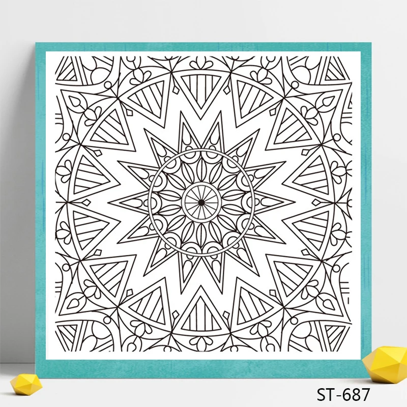 

Square texture Design Clear Stamp for Scrapbooking Rubber Stamp Seal Paper Craft Clear Stamps Card Making