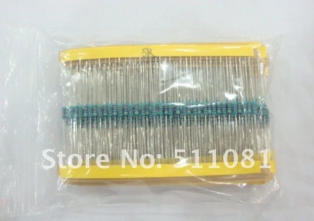 

Free Shipping 1% 1/4W Metal Film Resistor Assorted Kit 30 Values Total 600pcs 20pcs Each In sock High Quality Hot Sale