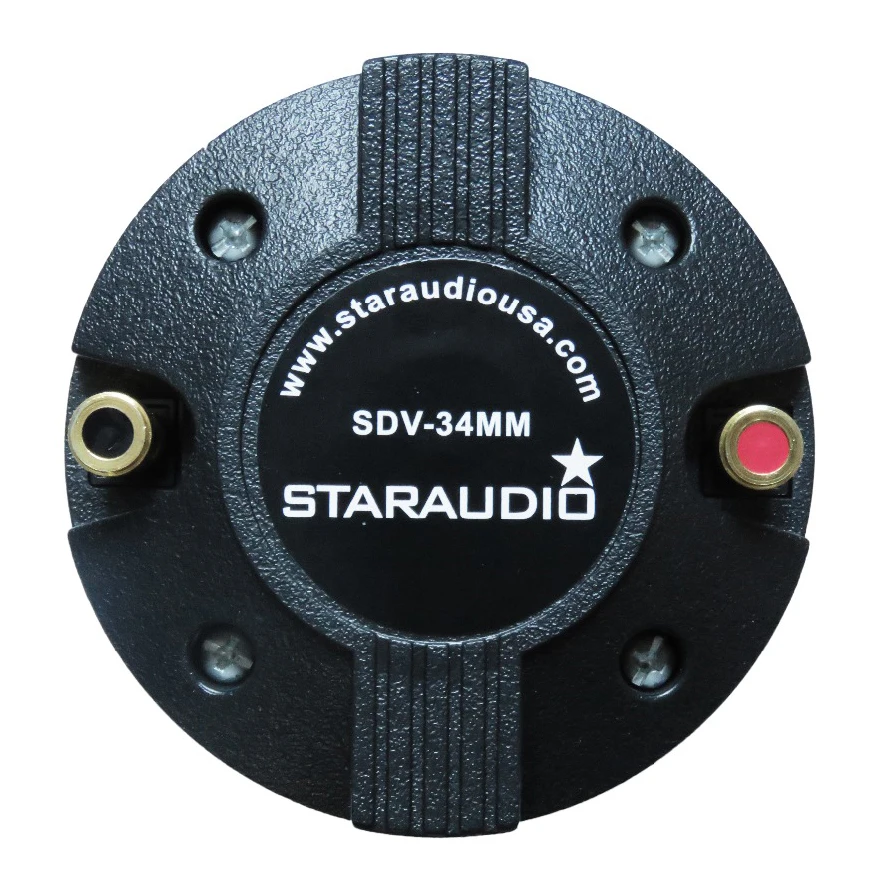 STARAUDIO SDV-34MM 1 шт. 2000 Вт Титан сжатия 1,3" винт на рог динамик драйвер твитер