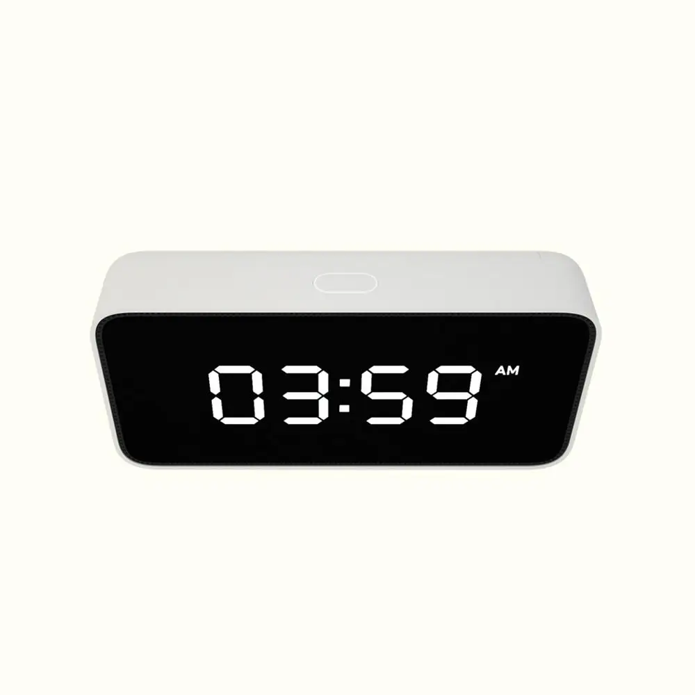 Xiao mi Xiaoai Смарт Dersktop будильник ABS стол автоматическое время голосовой трансляции калибровки работы с mi home app часы с сигналом