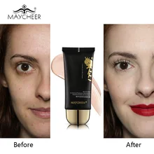 MAYCHEER база для макияжа лица основа увлажняющий bb-крем скрытый дефект макияж натуральный идеальный чехол осветить отделка