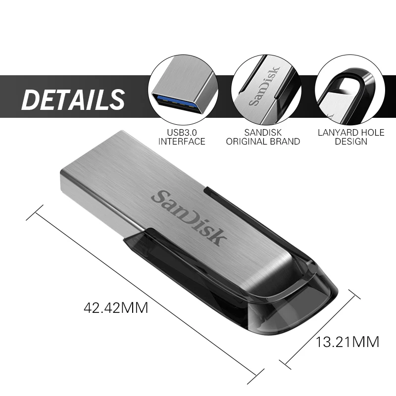 Двойной Флеш-накопитель SanDisk CZ73 флеш-накопитель USB 3,0 32GB 64GB 128GB 150 МБ/с. мини Шифрование флэш-диск 16 Гб высокого Скорость USB флэш-накопитель