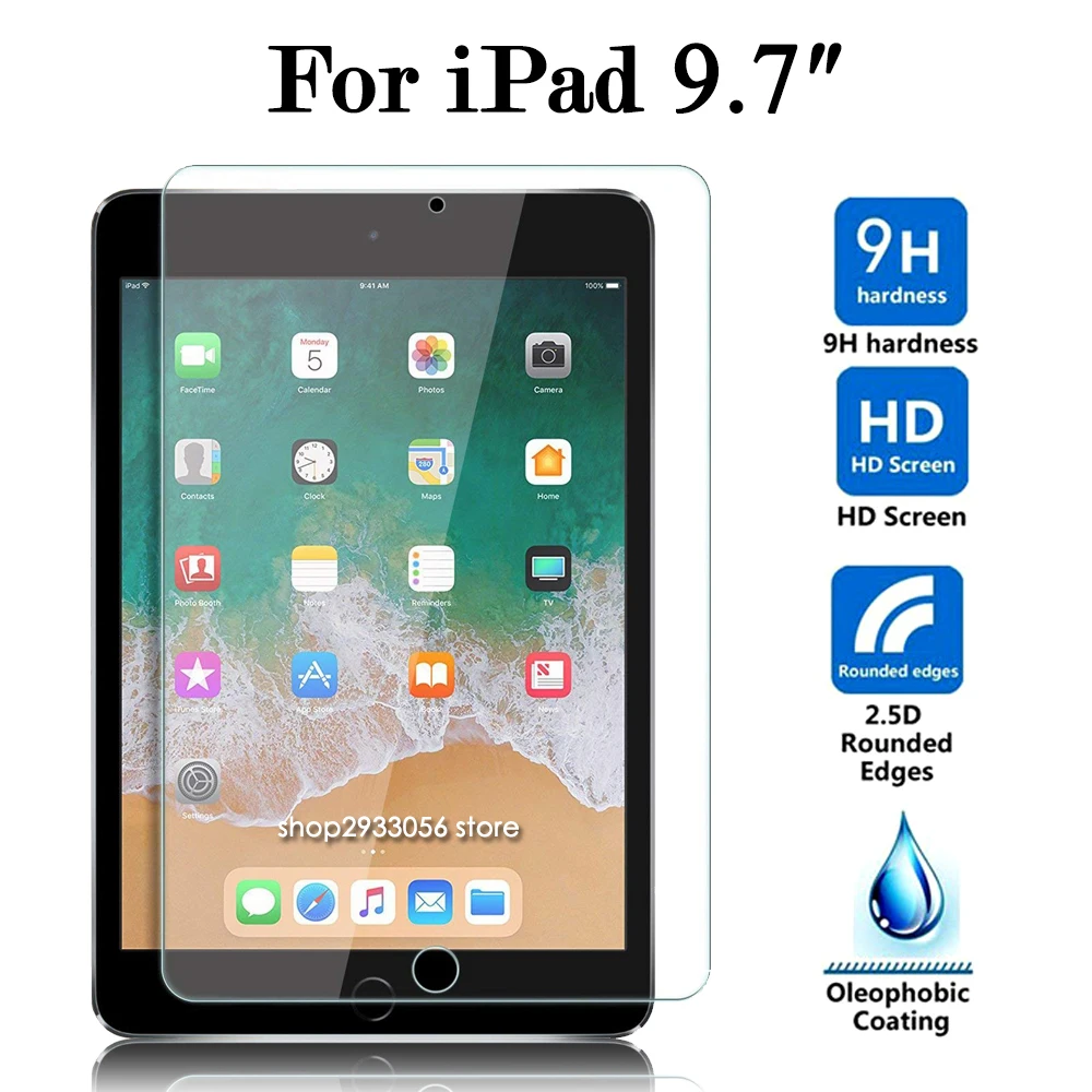 9,7 дюймов защитный Стекло на для Ipad 4 3 2 Ipad4 iPad3 Ipad2 я Pad Tempered Glas Экран протектор A1460 A1430 A1416 A1395 фильм