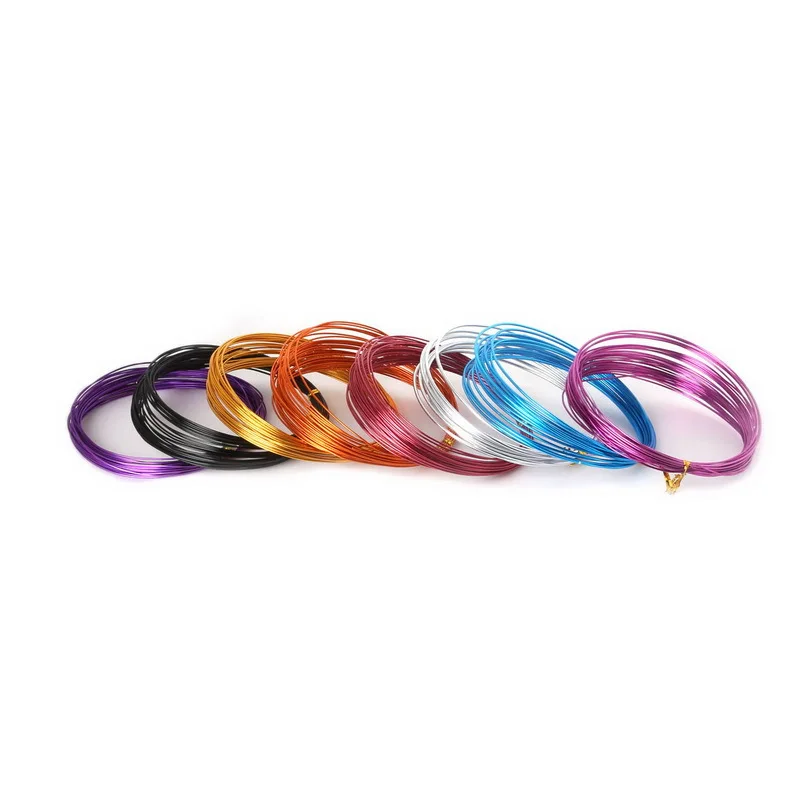 

1.5mm 2mm Craft Jewelry Making anodized aluminum memory wire 5m/roll for jewelry findings DIY decoration FXA011