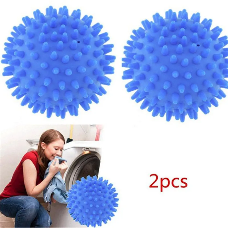 2pcs 5CM Washing Laundry Dryer Ball Sift Rubber No Chemicals Tumble