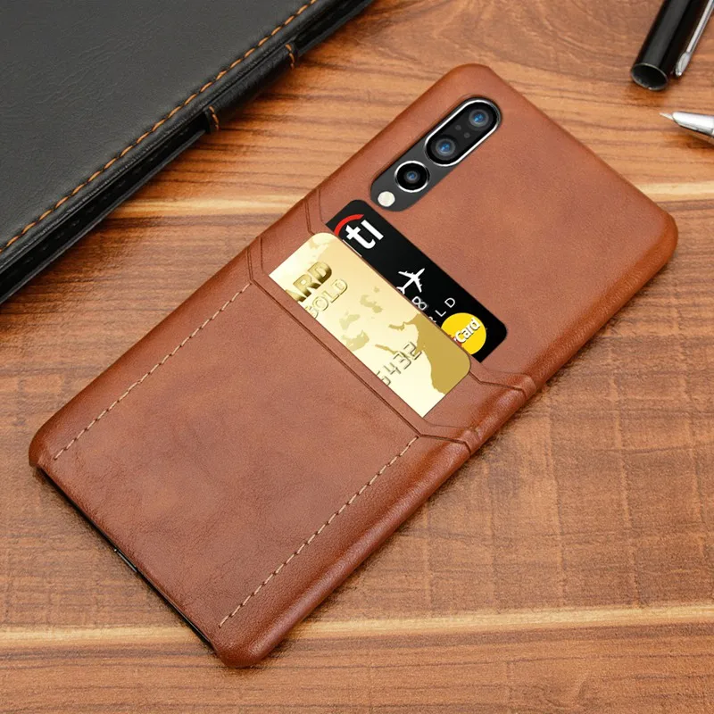 

Card Holder Leather Ultra Thin Case for Huawei P30 Case Luxury 360 Shockproof Capa for Huawei P30 Pro P30 Lite Case Back Cover