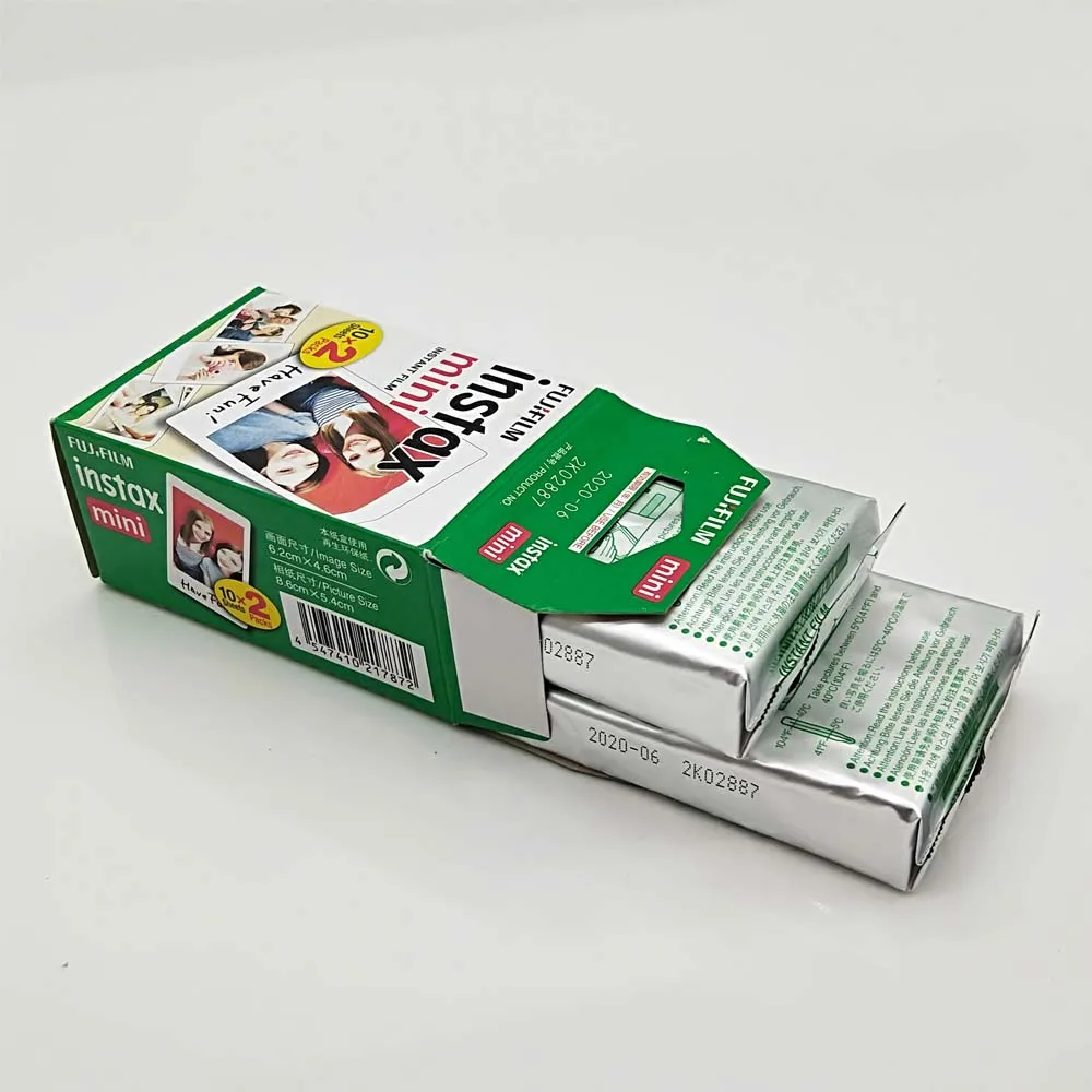 Пленка моментальной печати Fujifilm Instax Mini (5 двойных пакетов 100 общее изображение) + 60