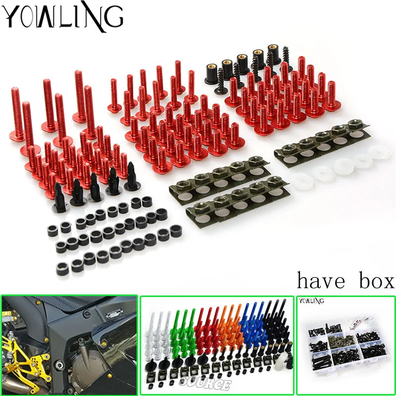 

Motorcycle Scooters Fairing Body Work Bolts Nuts M6 6MM Spire Speed Fastener Clips Screw for Yamaha Honda KTM Aprilia RSV4