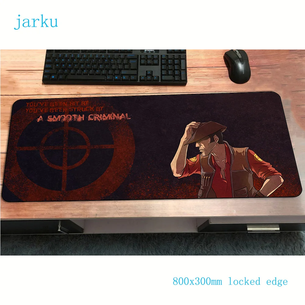 Team fortress 2 мата 800x300x3 мм красивый игровой коврик для мыши большая клавиатура Коврик